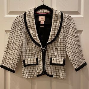 Black and White Blazer